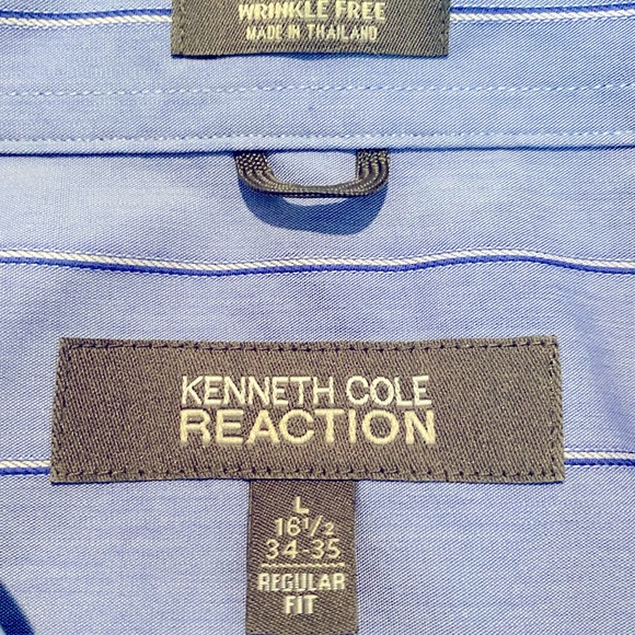 Kenneth Cole Reaction Wrinkle Free - 16.5 34/35 LS - Picture 4 of 4